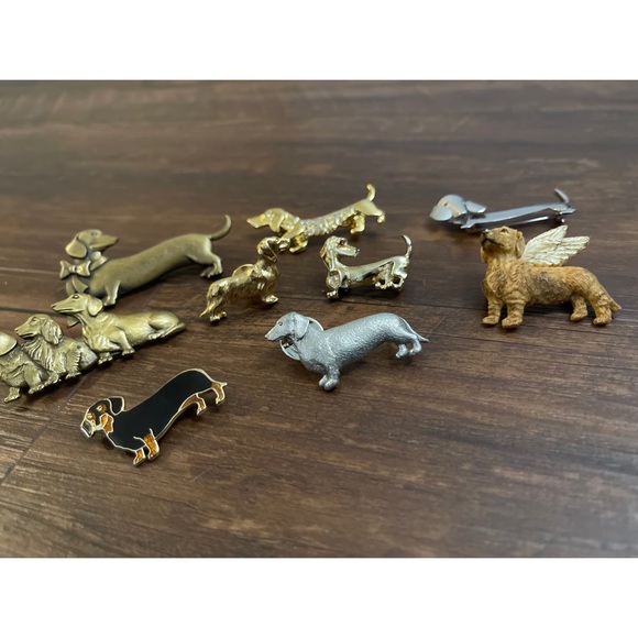 Dachshund weenier dog pins (lot of 9) - Picture 5 of 6